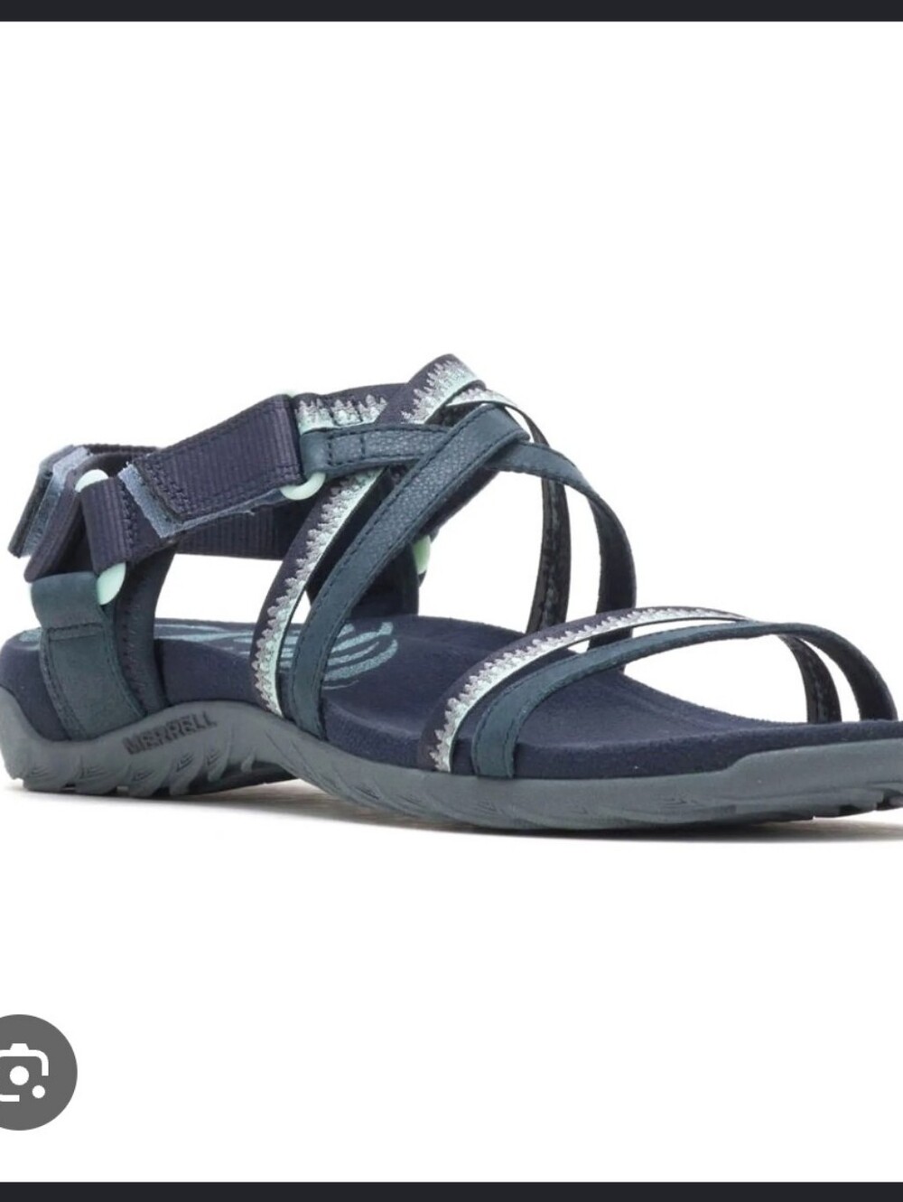 Merrell Terran 3 Cush Lattice Sandals Navy Blue Size 8